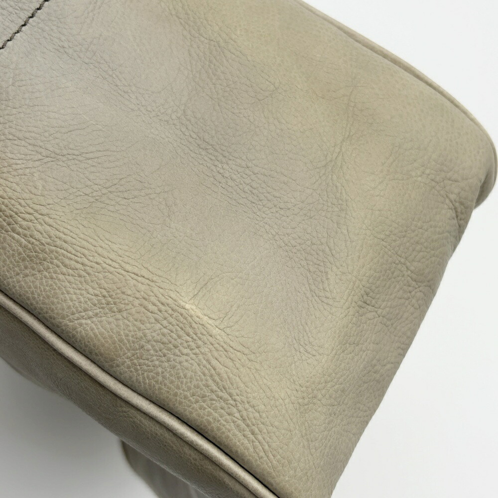 PRADA Gray Leather Shoulder Bag - Picture 14 of 16